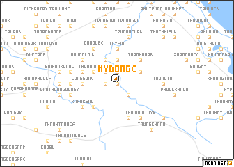 map of Mỹ Ðông (2)