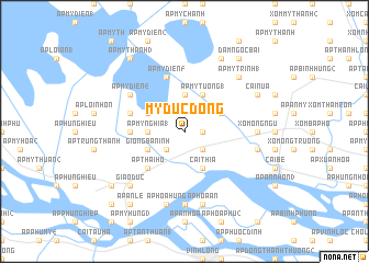 map of Mỹ Ðức Ðông