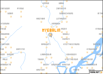 map of Myebalin