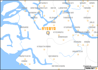 map of Myebya