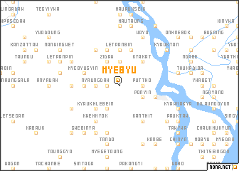 map of Myebyu