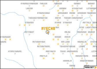 map of Mye-cha