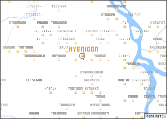 map of Myenigon