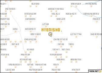 map of Myenisho