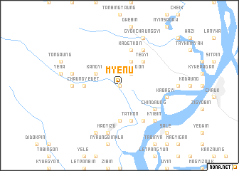 map of Myenu