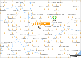 map of Myethonzon