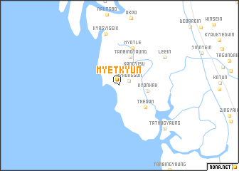 map of Myetkyun