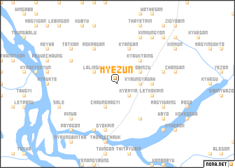 map of Myezun