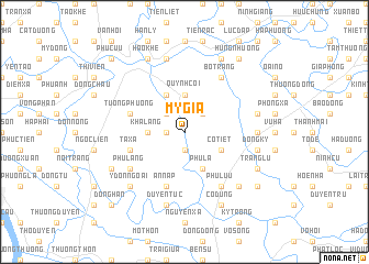 map of Mỹ Giá