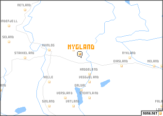 map of Mygland