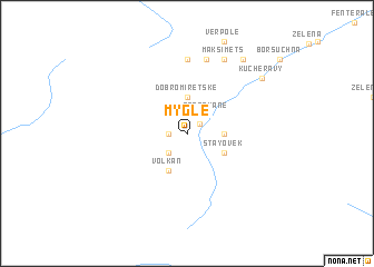 map of Mygle