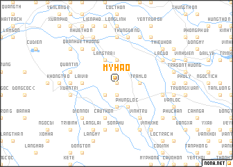 map of Mỹ Hào