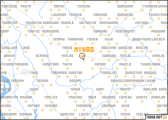 map of Mỹ Hào