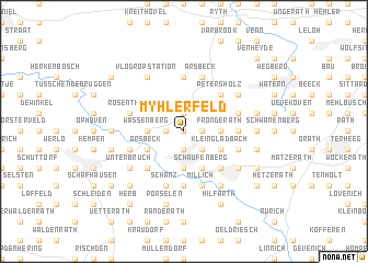 map of Myhlerfeld