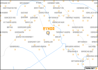 map of Mỹ Hòa