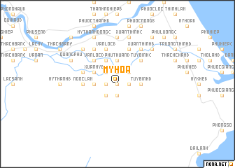 map of Mỹ Hóa