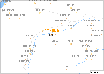 map of Myhove