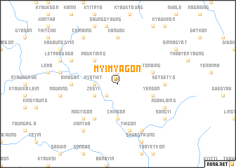 map of Myimyagon