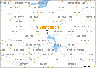 map of Myindawgan