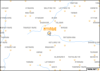 map of Myinde