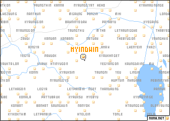 map of Myindwin