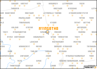 map of Myingatha