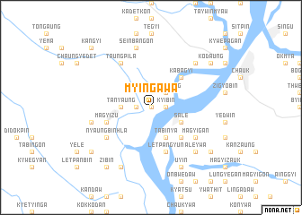 map of Myingawa