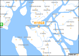 map of Myinga