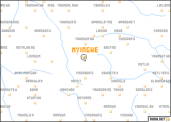 map of Myingwe