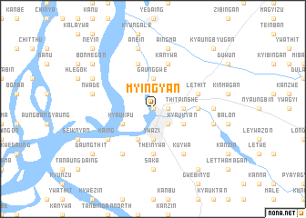 map of Myingyan