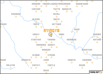 map of Myingya