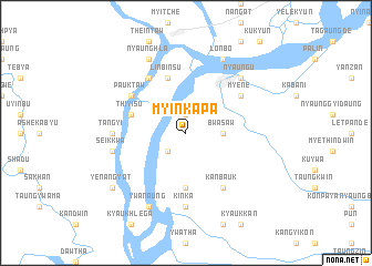 map of Myinkapa