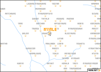 map of Myinle