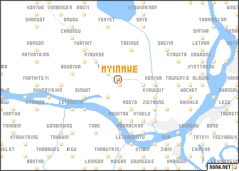 map of Myinmwe