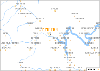 map of Myintha