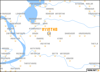 map of Myintha