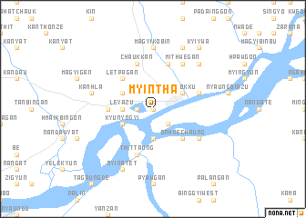 map of Myintha