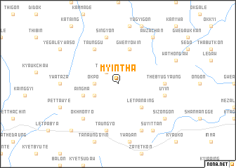 map of Myintha