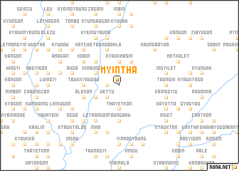 map of Myintha