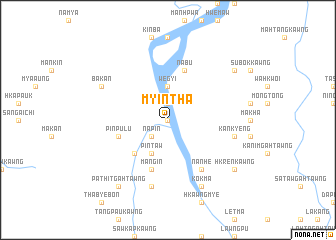 map of Myintha