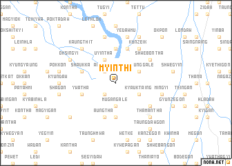 map of Myinthi