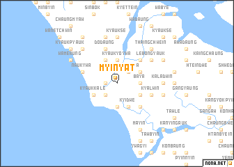 map of Myin-yat