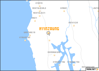 map of Myinzaung