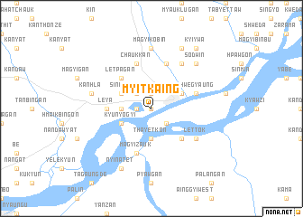 map of Myitkaing