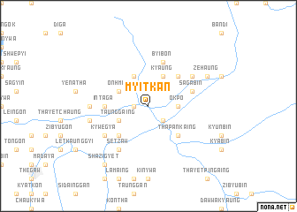 map of Myitkan