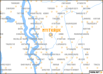 map of Myitkauk