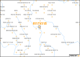 map of Myitkyin