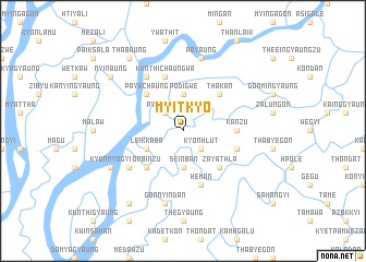 map of Myitkyo