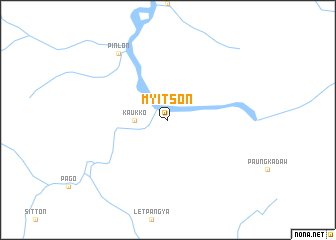map of Myitson
