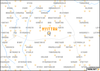 map of Myittaw